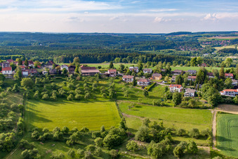 Luftaufnahme von Ortsteil Taisersdorf in Owingen im Bundesland Baden-Württemberg, Deutschland
