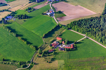 Freiheithof mit Schmiede Ludwig im Ortsteil Rast in Sauldorf im Bundesland Baden-Württemberg, Deutschland