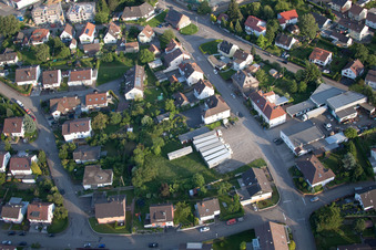 Luftbild von ENDERES Logistik, Spedition im Ortsteil Diedelsheim in Bretten im Bundesland Baden-Württemberg, Deutschland