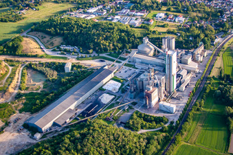 Ortsteil Wössingen in Walzbachtal im Bundesland Baden-Württemberg, Deutschland von oben