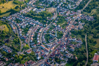 Tannenstr im Ortsteil Berghausen in Pfinztal im Bundesland Baden-Württemberg, Deutschland
