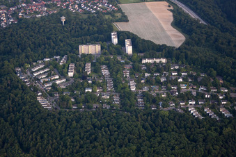 Durlach Bergwaldsiedlung in Karlsruhe im Bundesland Baden-Württemberg, Deutschland