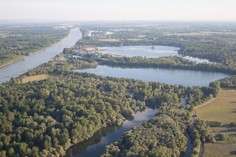 Drohnenaufname von Munchhausen im Bundesland Bas-Rhin, Frankreich