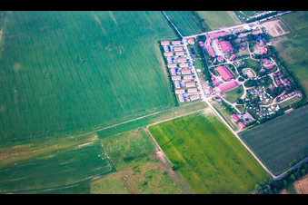 Ferienpark an der Westernstadt Pullmancity bei Hasselfelde in Oberharz am Brocken im Bundesland Sachsen-Anhalt, Deutschland