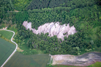 Felsen im Ortsteil Frose in Seeland im Bundesland Sachsen-Anhalt, Deutschland