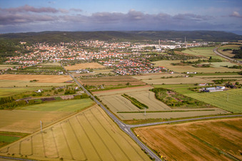 Luftbild von Blankenburg von Nordosten im Bundesland Sachsen-Anhalt, Deutschland