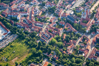 Luftbild von Liebfrauenkirche in Halberstadt im Bundesland Sachsen-Anhalt, Deutschland