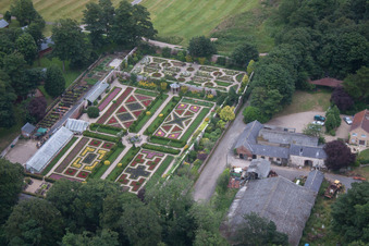 Bridlington im Bundesland England, Großbritanien vom Flugzeug aus