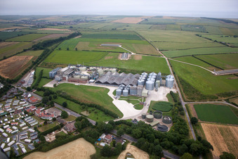 Luftbild von Bempton im Bundesland England, Großbritanien