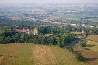 Watten im Bundesland Nord, Frankreich von oben
