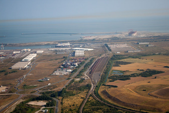 Hafen bei Loon-Plage im Bundesland Nord, Frankreich