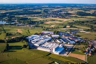 Gewerbegebiet mit fischer Power Solutions im Ortsteil Fautenbach in Achern im Bundesland Baden-Württemberg, Deutschland
