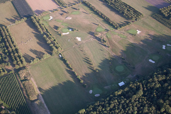 Golfclub Urloffen in Appenweier im Bundesland Baden-Württemberg, Deutschland vom Flugzeug aus