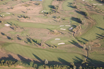 Drohnenaufname von Golfclub Urloffen in Appenweier im Bundesland Baden-Württemberg, Deutschland
