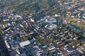 Shopping Cité von Westen im Ortsteil Oos in Baden-Baden im Bundesland Baden-Württemberg, Deutschland