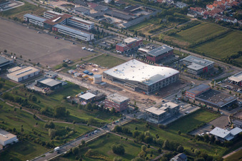 Landau, Landesgartenschau Gelände am Ebenberg im Ortsteil Queichheim in Landau in der Pfalz im Bundesland Rheinland-Pfalz, Deutschland