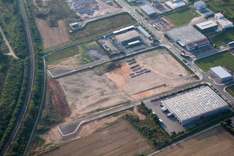 Landau, Landesgartenschau Gelände am Ebenberg in Landau in der Pfalz im Bundesland Rheinland-Pfalz, Deutschland
