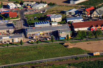 Neubau der Freiwillige Feuerwehr Rülzheim im Bundesland Rheinland-Pfalz, Deutschland