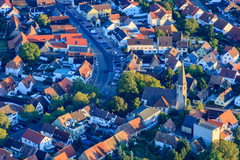 St. Vitus und Modestus im Ortsteil Eggenstein in Eggenstein-Leopoldshafen im Bundesland Baden-Württemberg, Deutschland