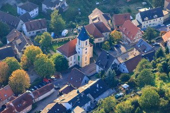 Evangelische Kirche in Ispringen im Bundesland Baden-Württemberg, Deutschland