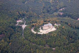 Ortsteil Diedesfeld in Neustadt an der Weinstraße im Bundesland Rheinland-Pfalz, Deutschland aus der Luft betrachtet