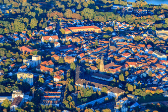 Luftbild von Zwischen Klosterstraße und Zeughausstraße mit Deutsches Straßenmuseum in Germersheim im Bundesland Rheinland-Pfalz, Deutschland