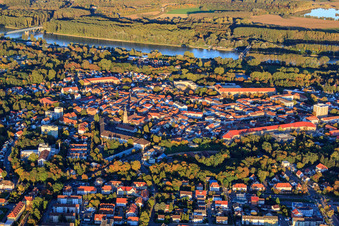 Zentrum zwischen Klosterstraße und Paradeplatz in Germersheim im Bundesland Rheinland-Pfalz, Deutschland