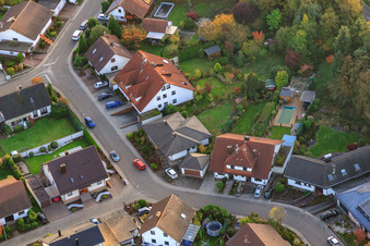 Südring x Pfarrer-Löser-Straße in Rülzheim im Bundesland Rheinland-Pfalz, Deutschland aus der Vogelperspektive
