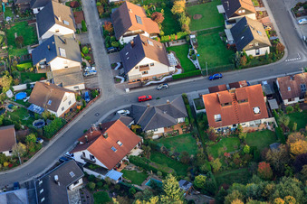 Südring in Rülzheim im Bundesland Rheinland-Pfalz, Deutschland von oben