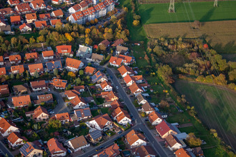 Luftbild von Robert-Seither-Straße in Rülzheim im Bundesland Rheinland-Pfalz, Deutschland