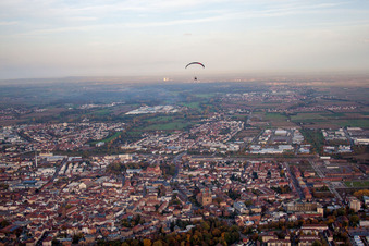 Landau in der Pfalz im Bundesland Rheinland-Pfalz, Deutschland aus der Vogelperspektive