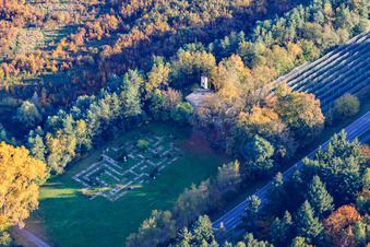 Friedhof am Dieterskirchel in Rülzheim im Bundesland Rheinland-Pfalz, Deutschland