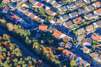 Südring in Rülzheim im Bundesland Rheinland-Pfalz, Deutschland von oben