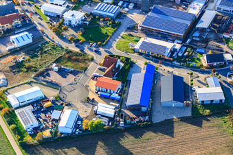 Gewerbegebiet Nordring mit EA Schwab - Fertigung, Montage, Konfektionierung und Groß Heizung+Sanitär GmbH in Rülzheim im Bundesland Rheinland-Pfalz, Deutschland