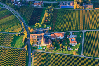 Drohnenaufname von Hotel Leinsweiler Hof im Bundesland Rheinland-Pfalz, Deutschland