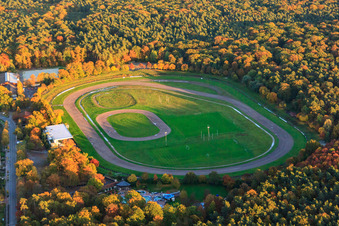 Luftbild von Speedway der Motorsportvereinigung Herxheim in Herxheim bei Landau im Bundesland Rheinland-Pfalz, Deutschland