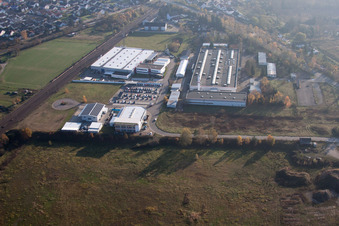 Drohnenaufname von Ortsteil Neudorf in Graben-Neudorf im Bundesland Baden-Württemberg, Deutschland