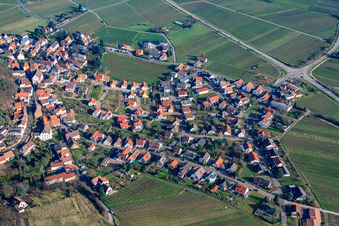 Wiesenstr in Gleisweiler im Bundesland Rheinland-Pfalz, Deutschland