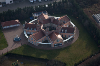 Landau Nord in Landau in der Pfalz im Bundesland Rheinland-Pfalz, Deutschland von einer Drohne aus