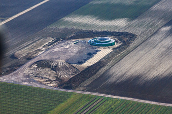 Windkraftanlagen neue Fundamente in Offenbach an der Queich im Bundesland Rheinland-Pfalz, Deutschland