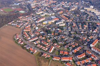 Ludwig-Erhard-Straße in Germersheim im Bundesland Rheinland-Pfalz, Deutschland