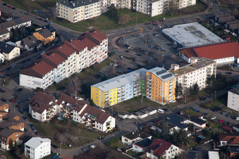 Germersheim, Konrad-Adenauer-Straße im Bundesland Rheinland-Pfalz, Deutschland