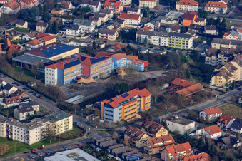 Geschwister-Scholl-Realschule plus am Römerweg in Germersheim im Bundesland Rheinland-Pfalz, Deutschland
