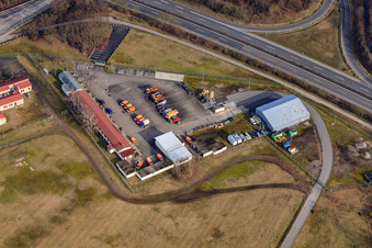 Straßenmeisterei in Lingenfeld im Bundesland Rheinland-Pfalz, Deutschland