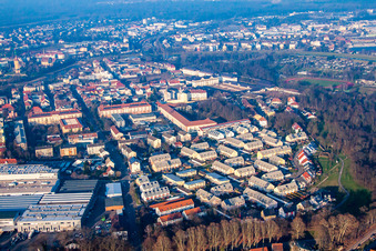 Sophie-Scholl-‌Straße in Rastatt im Bundesland Baden-Württemberg, Deutschland