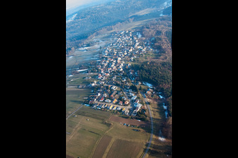 Luftaufnahme von Freiolsheim von Nordwesten in Gaggenau im Bundesland Baden-Württemberg, Deutschland