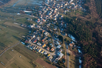 Schrägluftbild von Freiolsheim von Nordwesten in Gaggenau im Bundesland Baden-Württemberg, Deutschland