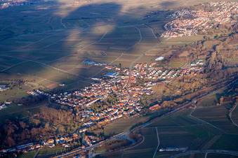 Siebeldingen im Bundesland Rheinland-Pfalz, Deutschland aus der Luft