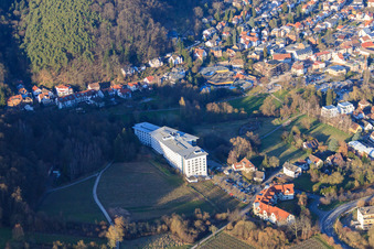 Luftbild von Edith-Stein-Fachklinik in Bad Bergzabern im Bundesland Rheinland-Pfalz, Deutschland