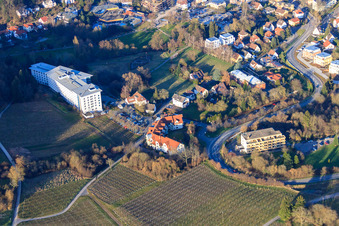 Luftaufnahme von Edith-Stein-Fachklinik in Bad Bergzabern im Bundesland Rheinland-Pfalz, Deutschland